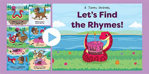 Let's Find the Rhymes! Story PowerPoint