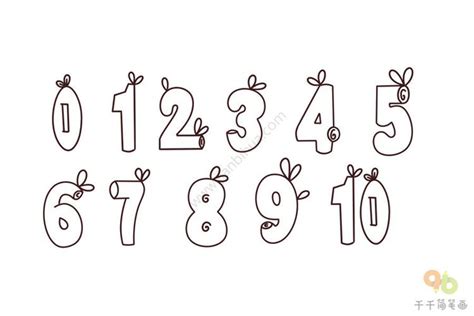 18数字简笔画 18数字怎么画好看 | 抖兔教育