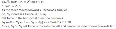 A roller is made by joining together two cones at their vertices O.It ...