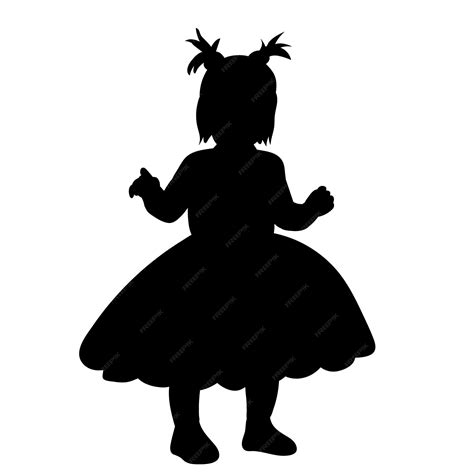 Toddler Girl Silhouette