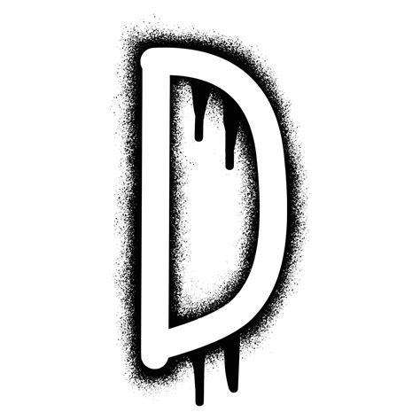 Lettre Graffiti D