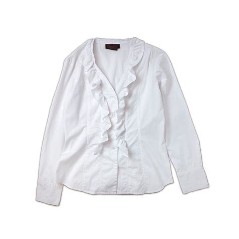 Vneck frills shirt | LILFUNNY