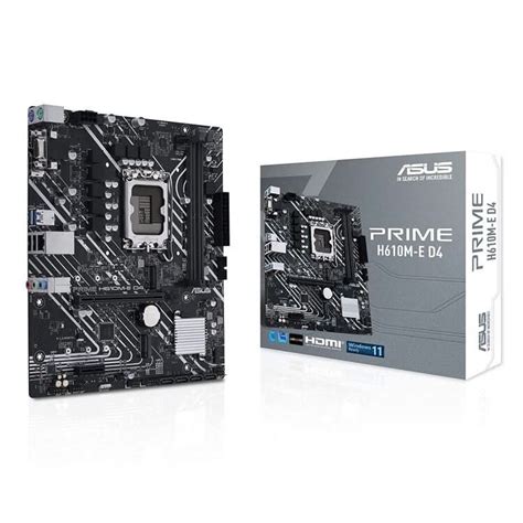 ASUS PRIME H610M-E INTEL LGA1700 MOTHERBOARD– Vishal Peripherals