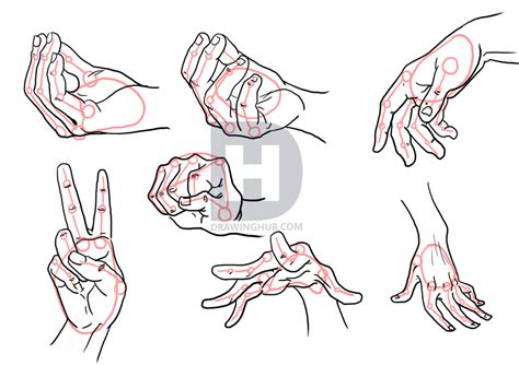 How to Draw a Front View of Hand 的图像结果
