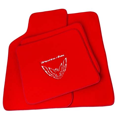 Red Floor Mats for Pontiac FireBird (1970-1981) with - AutoWin