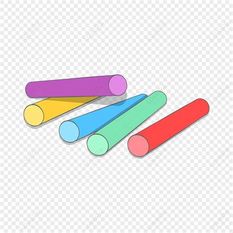 Colorful Chalk Clipart Pastel Colored Chalk Combination, Clipart, Color ...
