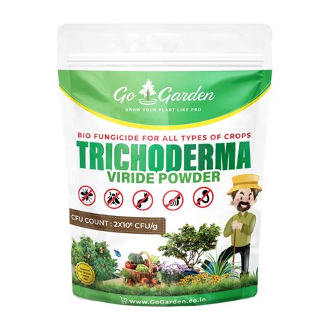 Go Garden Tricoderma Bio Fungicide for plants (2 x 10^8 CFU per Gram ...