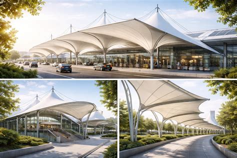 Tensile Fabric Structures for Airports, Metro Stations & Public ...