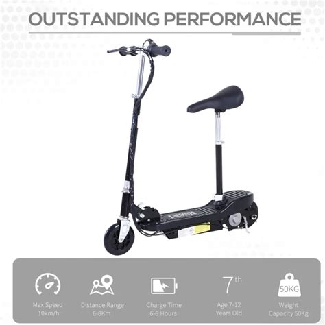 HOMCOM | Foldable Electric 12V Ride On Scooter | Electric Scooters ...