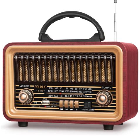 Amazon.com: ClearClick Classic Vintage Retro Style AM/FM Radio with ...