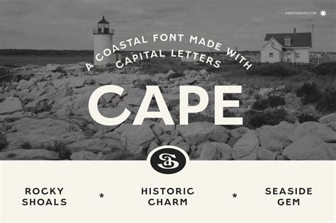 Cape, a Sans Serif Font by Abby Swain Design