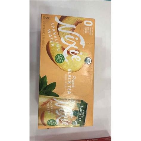 Nixie Sparkling Water 12 fl oz Peach Sparkling Water - Walmart.com