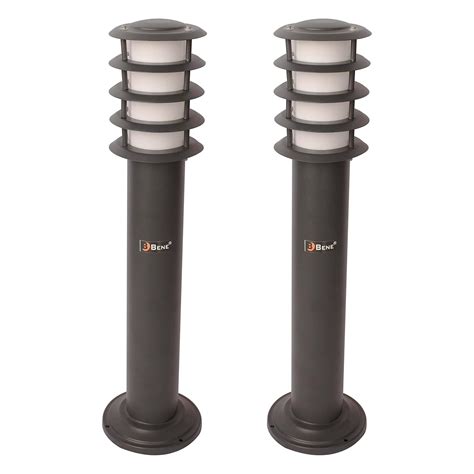 BENE MS Oak Bollard Garden Lights for Home & Garden Decoration 59CM ...