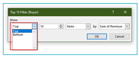 How to Filter Data in PivotTable 的图像结果