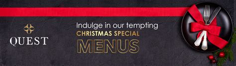 'Tis the season to celebrate with special Christmas and New Year menus ...