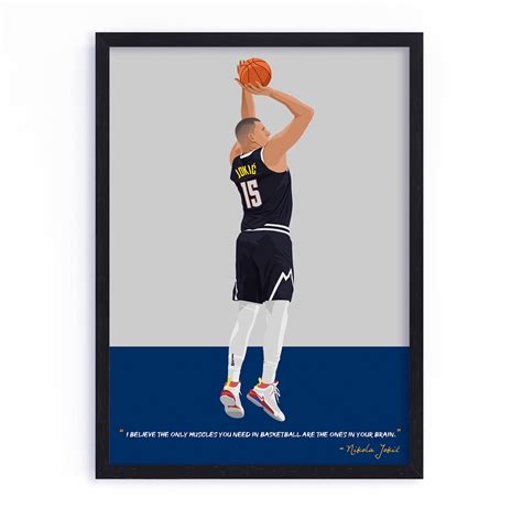 Nikola Jokic Framed Poster – quoteart