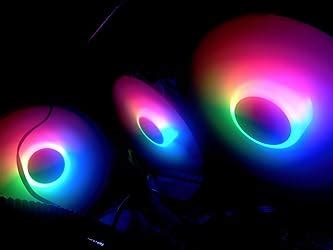 WAR HAMMER Kratos 120 mm Auto RGB Kit Value Series 1500 RPM Case Fan ...