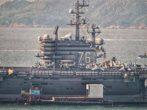 港媒：美军里根号航母编队已离开香港 进入中国南海|中国|南海|里根_新浪军事_新浪网