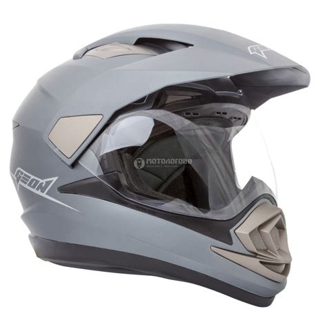 Купить Шлем GEON 714 Дуал-спорт Trek Gray Matt