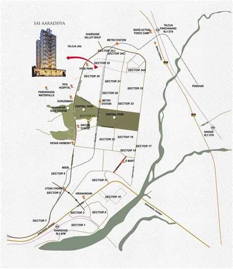 Paradise Sai Aaradhya Kharghar – Luxury 2 & 3 BHK Flats in Navi Mumbai