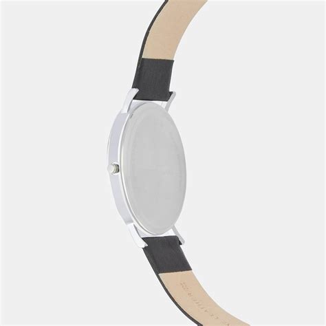 Men Quartz Black Dial Analog Leather Watch 1005F-L0104 – Darren Clark