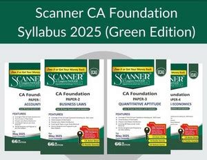 SCANNER CA Foundation Conbo Paper 1 To 4 Accounting, Business Law ...
