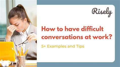 Difficult Conversations Scenarios Examples 的图像结果