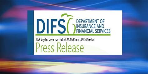 Michigan Department of Insurance and Financial Services Release 2017 ...