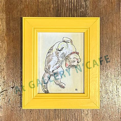 ミニフレーム045「こんなに愛らしい猫が他にいるだろうか」 | At GALLERY N’CAFE ONLINE SHOP