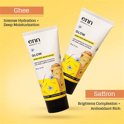 Buy ENN Glow Ghee Light Brightening Face Moisturiser with Saffron ...