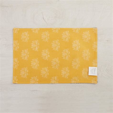 Buy Meadows Bouquet Textured Placemat from Home Centre at just INR 249.0