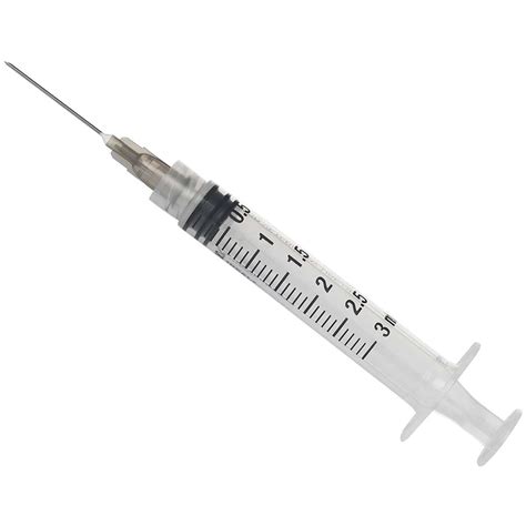 Exel 3Ml Disposable Syringe With Needle at Terri Kent blog
