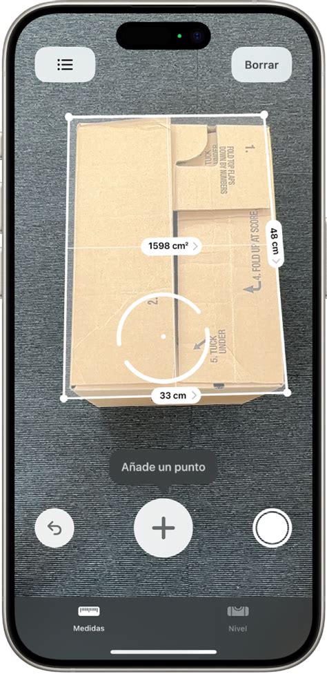 Medir dimensiones con el iPhone - Soporte técnico de Apple (ES)