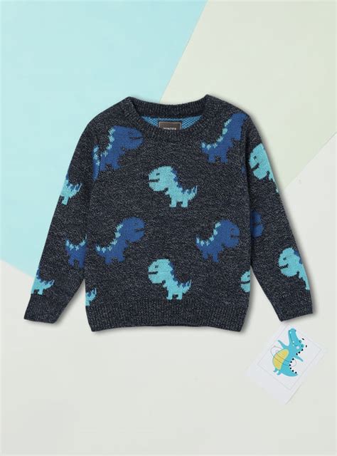 Buy Boys Printed Sweater Online at just Rs. 799.0 - 1000012835942 | Max ...