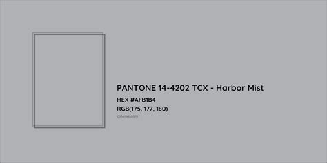 About PANTONE 14-4202 TCX - Harbor Mist Color - Color codes, similar ...