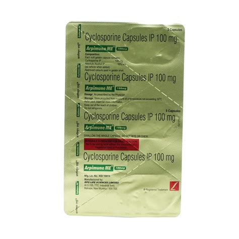 ARPIMUNE ME 100mg - Strip of 5 Capsules : Amazon.in: Health & Personal Care