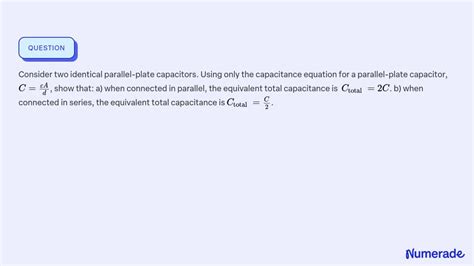 Image result for Parallel Plate Capacitance Equation