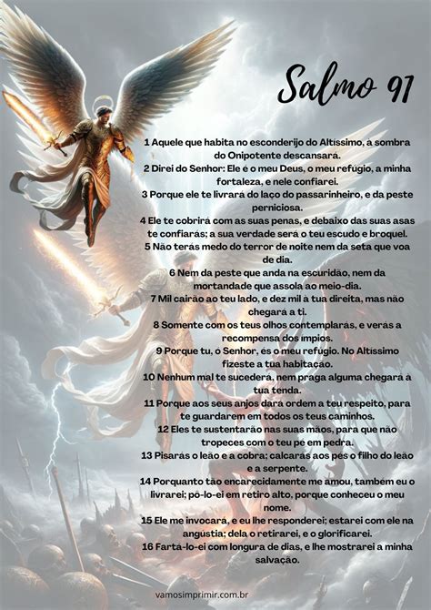 Salmo 91 para imprimir