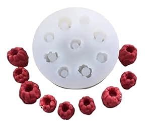 FirstTry Blueberry and Raspberry Chocolate Mold I 3D Mini Fruits Berry ...
