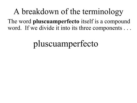 Pluperfect indicative | PPT