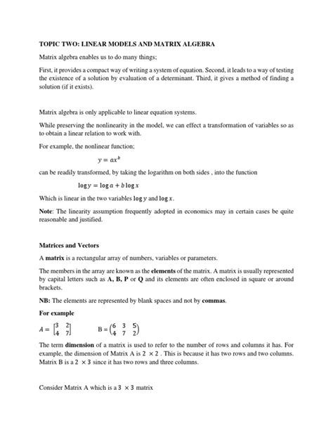 Image result for Matrix Linear Algebra