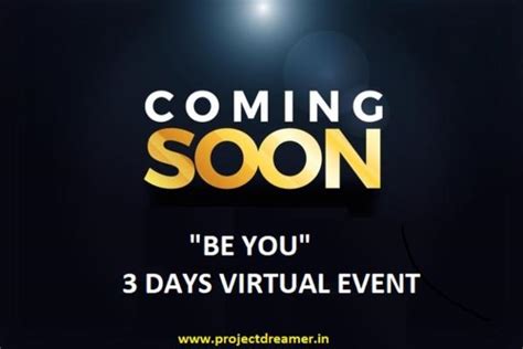 3 Days Virtual Event "BE YOU"