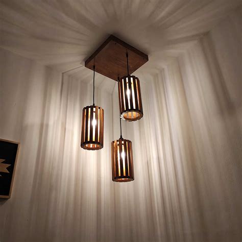 Buy Casa Brown Cluster Hanging Lamp Online | New Launches Table Lamp ...