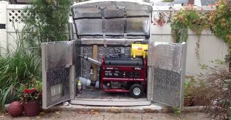 Image result for How to Build a Generator Enclosure