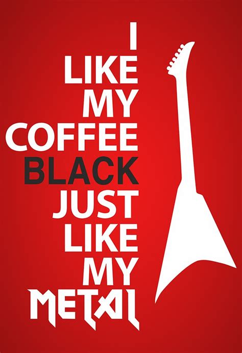 Buy Metal Caffeine - Metal Postef (Silk Finish Thick Poster, 13 x 19 ...
