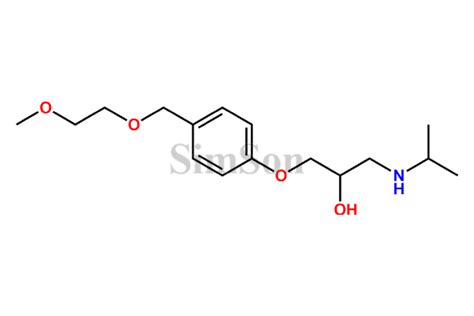 Bisoprolol EP Impurity Q | CAS No- 1346604-00-9 | Simson Pharma Limited