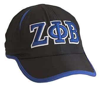 Buy Zeta Phi Beta Black Featherlite Cap at Amazon.in