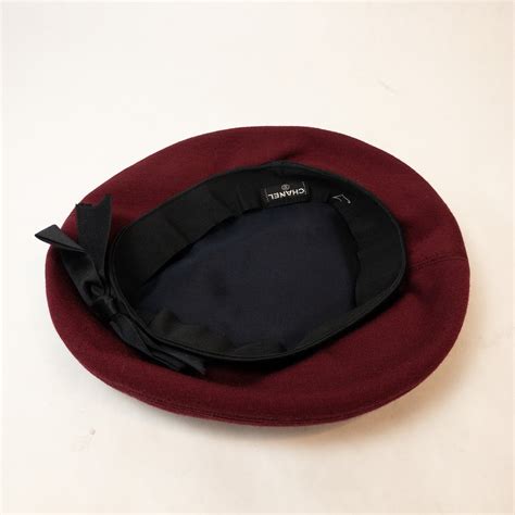 Chanel Raspberry Beret