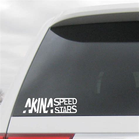 Akina Speed Stars Vinyl Decal Sticker Initial D Ae86 Drift | Desertcart ...