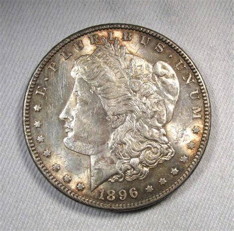 1896 Silver Morgan Dollar VCH AU Coin AS540 - Decatur Coin and Jewelry